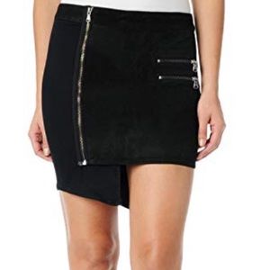 Hudson kink asymmetrical skirt with zippers